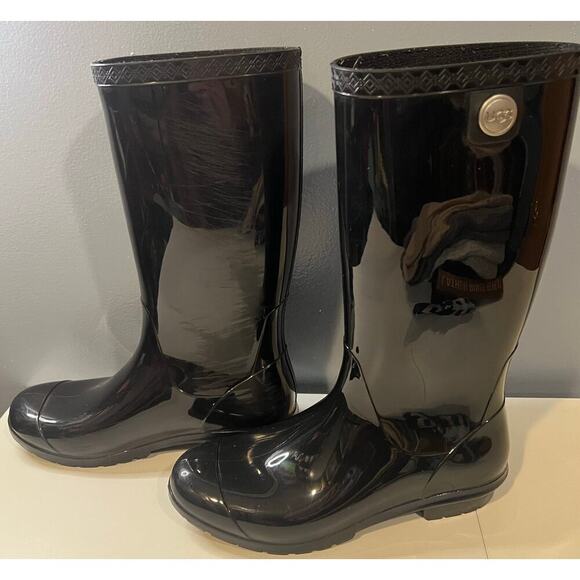 UGG Shaye Tall Rainboots - Women's Size 9 - Picture 2 of 12